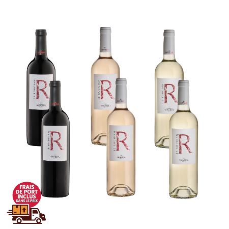 PACK ROUGIAN ROUGE-ROSE-BLANC